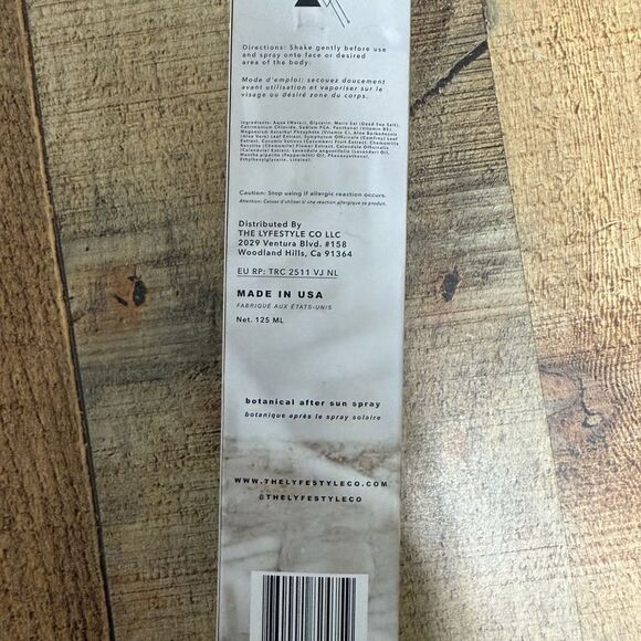 The Lyfestyle Co Beach Mist Botanical After Sun Spray 4 oz - Picture 5 of 8